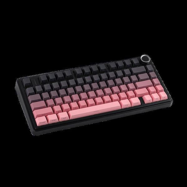 Механическая беспроводная клавиатура Aula F75 / RGB / HOT SWAP / Pink Gradient KB-119 фото