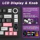 Игровая беспроводная клавиатура AULA S75 PRO / Tri-Mode / С дисплеем / RGB / Black-Pink / Черный с розовым KB-101 фото 5