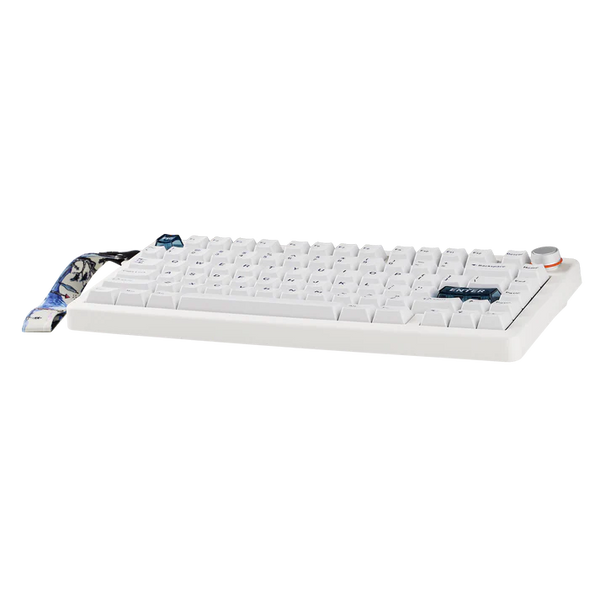 Ігрова клавіатура CIDOO QK75 / Tri-Mode / Батарея 4000 mAh / RGB / HOT-SWAP / White / Білий 102 фото
