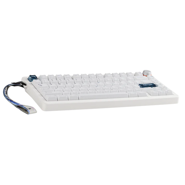 Ігрова клавіатура CIDOO QK75 / Tri-Mode / Батарея 4000 mAh / RGB / HOT-SWAP / White / Білий 102 фото