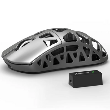Игровая беспроводная мышь Attack Shark R3 Magnesium Alloy / 8K / три режима подключения / Grey / Серый 122 фото